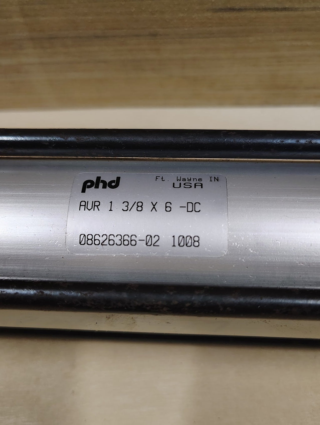 08626366 - 02 1008 - PHD AIR CYLINDER AVR 1 - 3/8x6 08626366 - 02 1008 - Surplus Alley