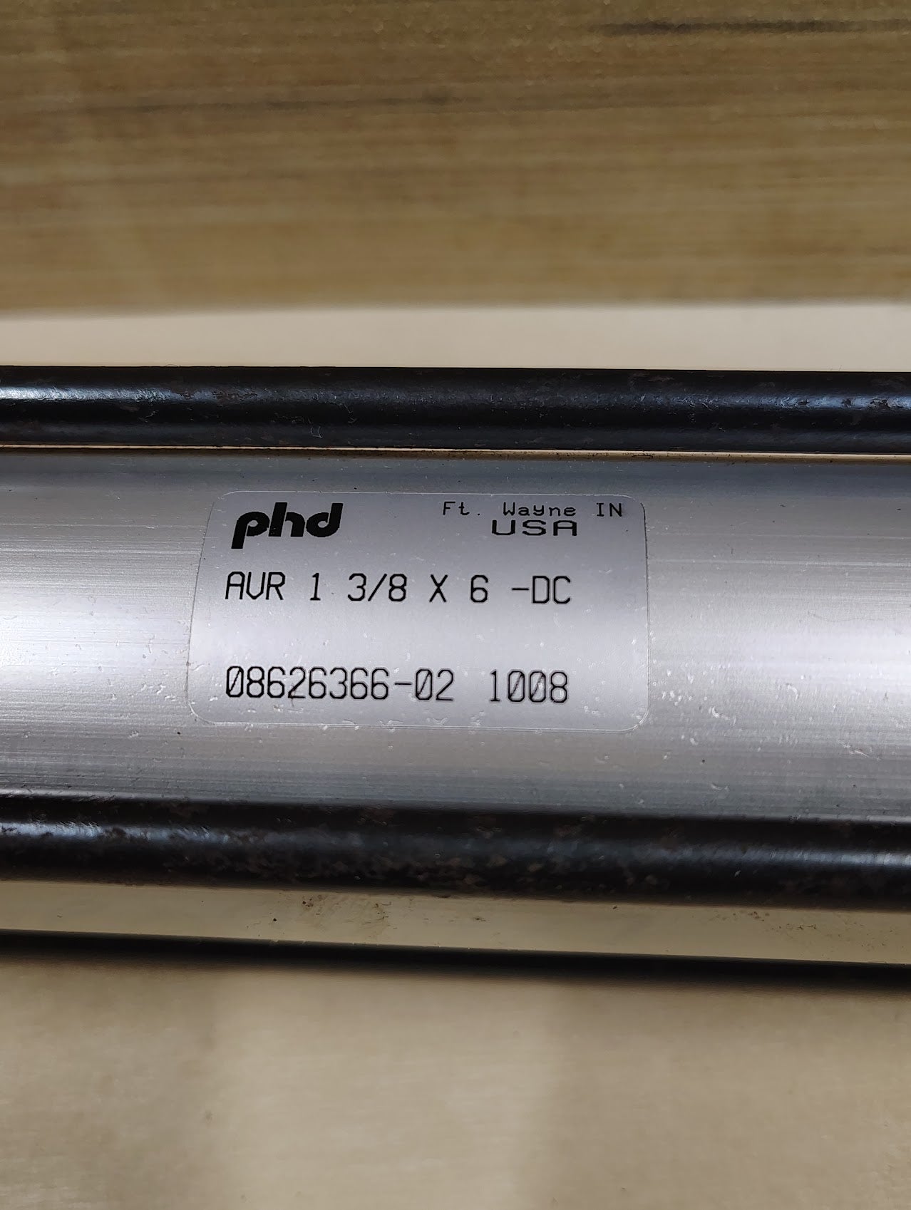 08626366 - 02 1008 - PHD AIR CYLINDER AVR 1 - 3/8x6 08626366 - 02 1008 - Surplus Alley