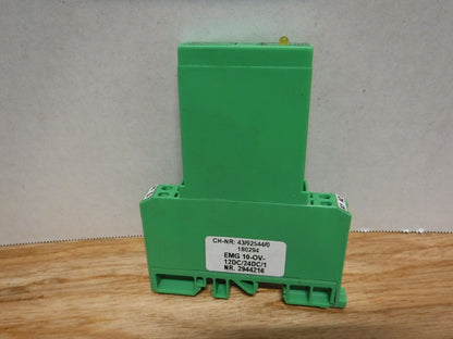 EMG - 10 - OV - 12DC/24DC/1 - Phoenix Contact Opto Coupler EMG - 10 - OV - 12DC/24DC/1, 12vdc In 24vdc Out - Surplus Alley