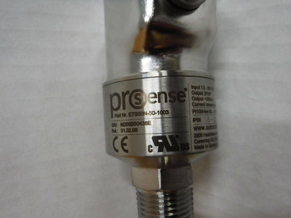 ETS50N - 50 - 1003 - PROSENSE ETS50N - 50 - 1003 Digital Temperature Sensor, - 58 to 302 deg F - Surplus Alley