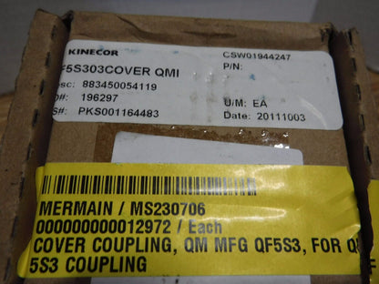 QF5S303 COVER - QM Bearings Quick Flex QF5S303COVER Flange Cover - Surplus Alley