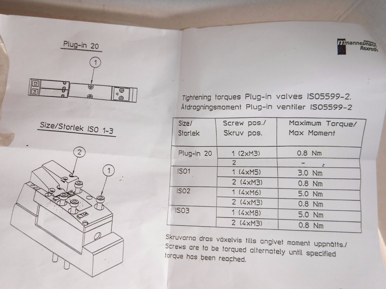 2612081200 - REXROTH BOSCH 261 - 208 - 120 - 0, 24VDC PNEUMATIC VALVE 2612081200 - Surplus Alley