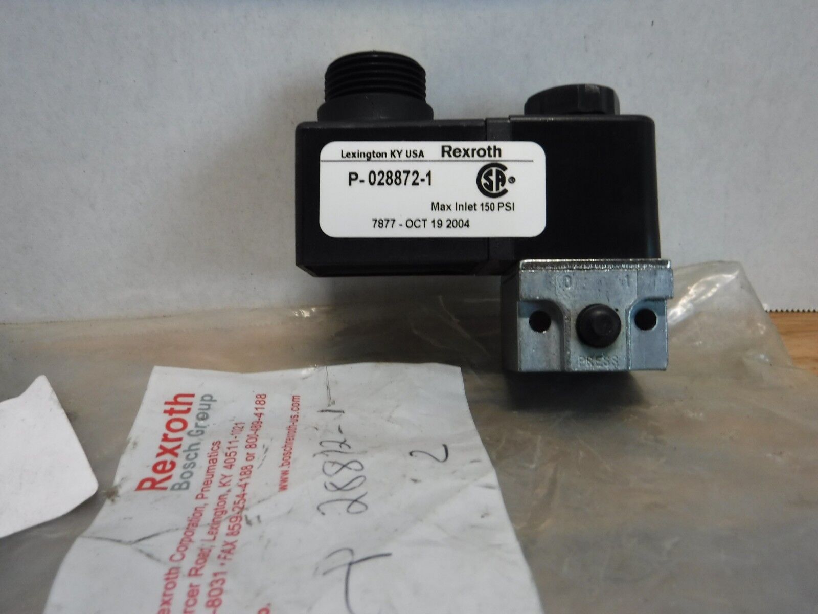 P - 028872 - 1 - Rexroth P - 028872 - 1 Coil Assembly 110VAC - Surplus Alley