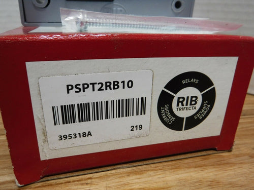 PSPT2RB10 - RIB PSPT2RB10 Safety Outlet control panel 10 amp ON/OFF SWITCH - Surplus Alley