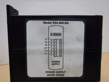 X54 - 600 - 1 - 1 - 2DA - Ronan X54 - 600 - 1 - 1 - 2DA 115V .25Amp Power Supply X54 - 600 - Surplus Alley