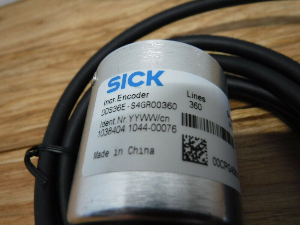 DDS36E - S4GR00360 - Sick DDS36E - S4GR00360, 1038404 Incremental Encoder, 360 Lines 7 - 24VDC - Surplus Alley
