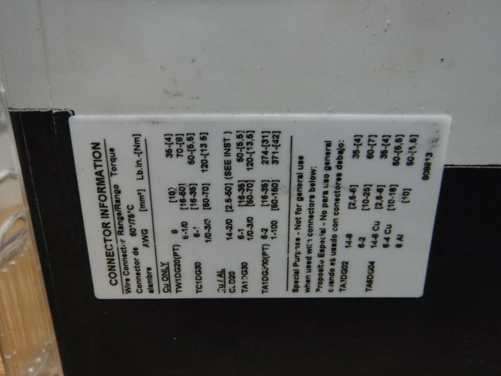 HDK3B100 - SIEMENS HDK3B100, HDGB, 100A, 600V, 3 POLE CIRCUIT BREAKER - Surplus Alley