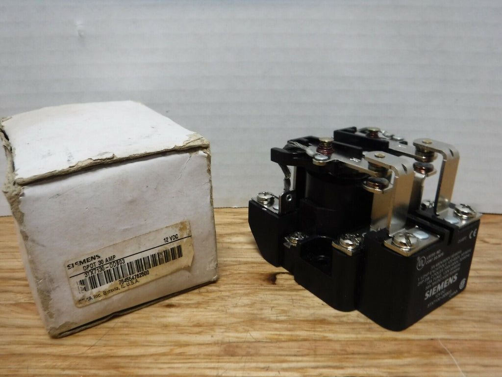 3TX7130 - ODB03 - Siemens Relay 3TX7130 - ODB03, 12V DC, DBDT 30 AMP - Surplus Alley