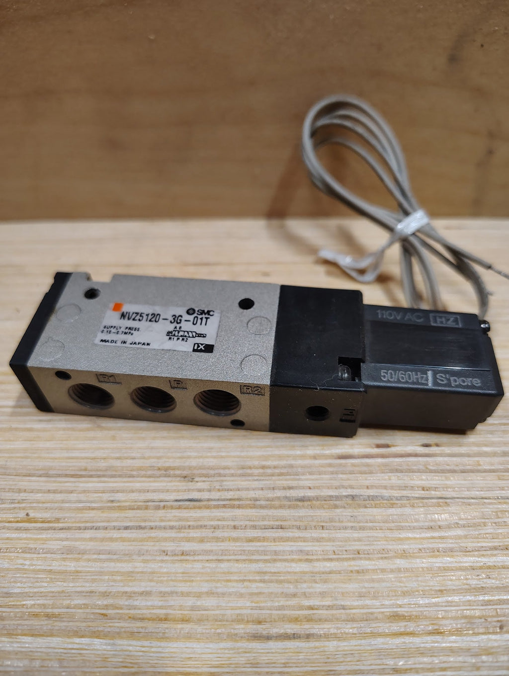 NVZ5120 - 3G - 01T - SMC NVZ5120 - 3G - 01T Solenoid Valve, 5 - Port 2 - Position, 110VAC Coil - Surplus Alley