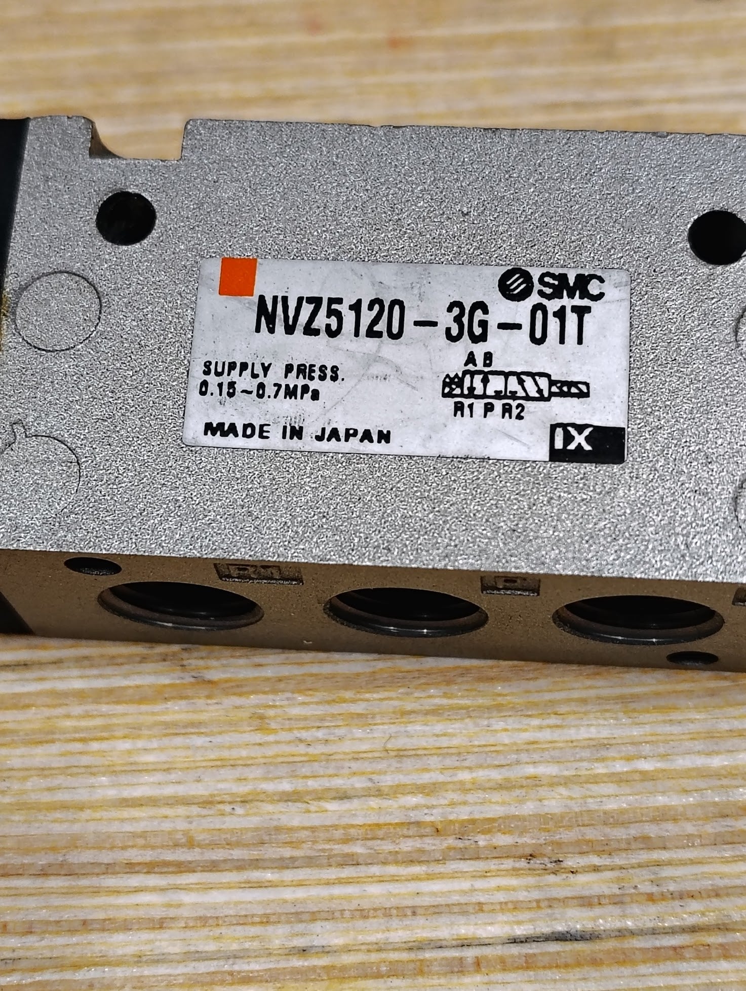 NVZ5120 - 3G - 01T - SMC NVZ5120 - 3G - 01T Solenoid Valve, 5 - Port 2 - Position, 110VAC Coil - Surplus Alley