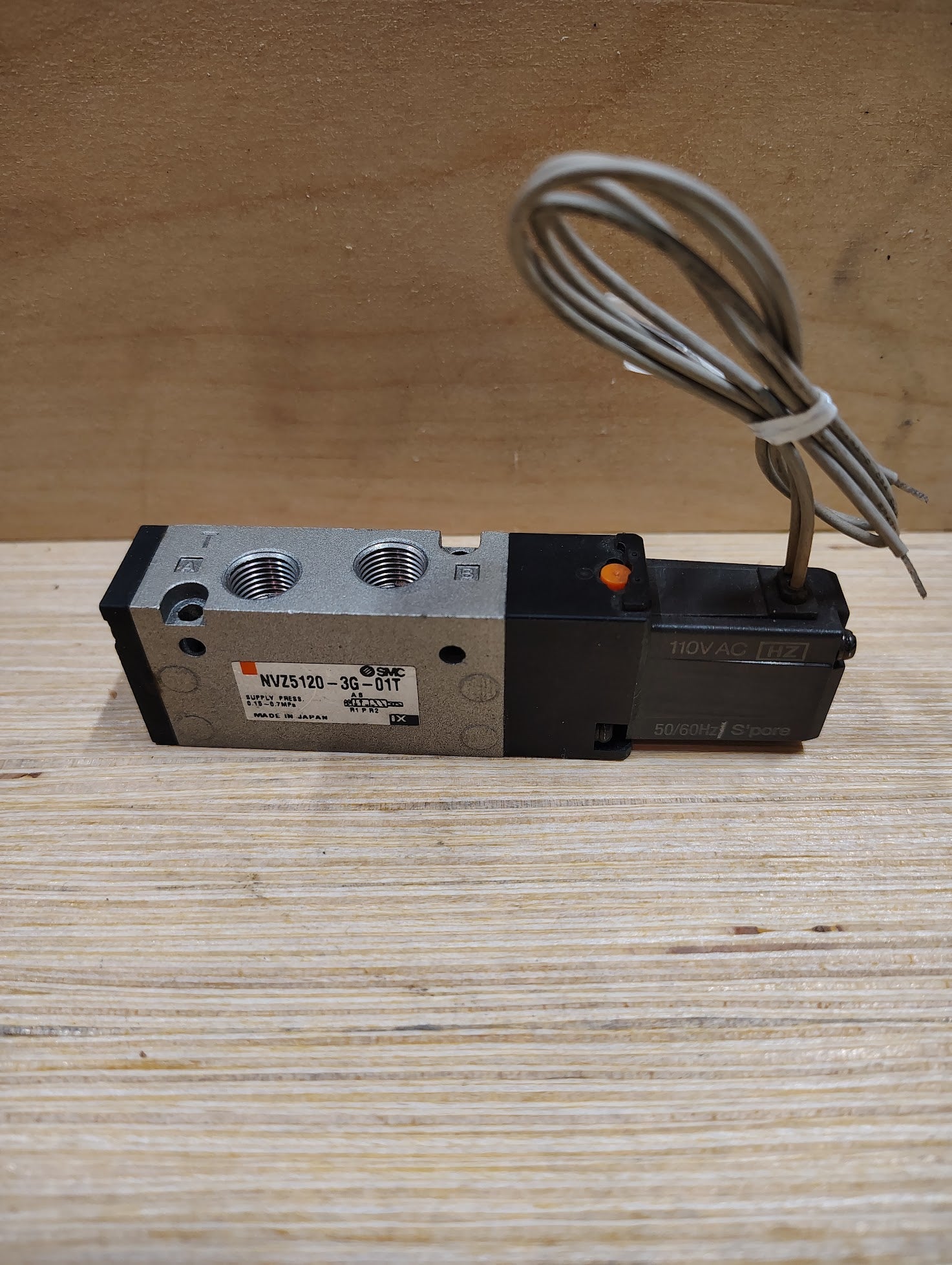 NVZ5120 - 3G - 01T - SMC NVZ5120 - 3G - 01T Solenoid Valve, 5 - Port 2 - Position, 110VAC Coil - Surplus Alley