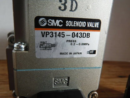 VP3145 - 043DB - SMC VP3145 - 043DB SOLENOID VALVE - Surplus Alley