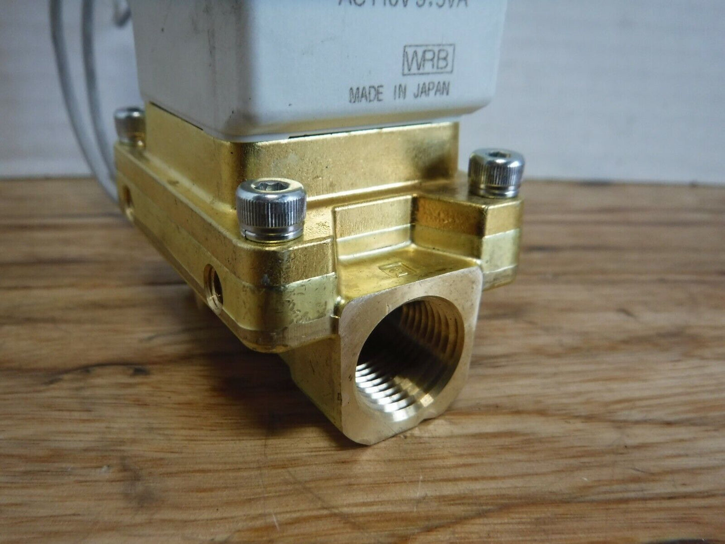 VXZ232BUB - SMC VXZ232BUB Water Valve 1MPa, 10mm ORIFICE, 110VAC, 3/8" NPT - Surplus Alley