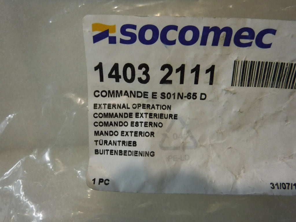 1403 2111 - SOCOMEC 1403 2111 Switch Operational Handle E S01N - 65D - Surplus Alley