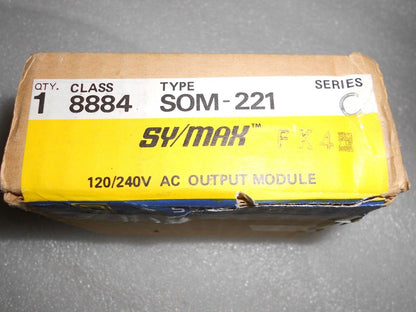 8884 SOM - 221 - SQUARE D 8884 SOM - 221 120/240V AC OUTPUT MODULE SY/MAX - Surplus Alley