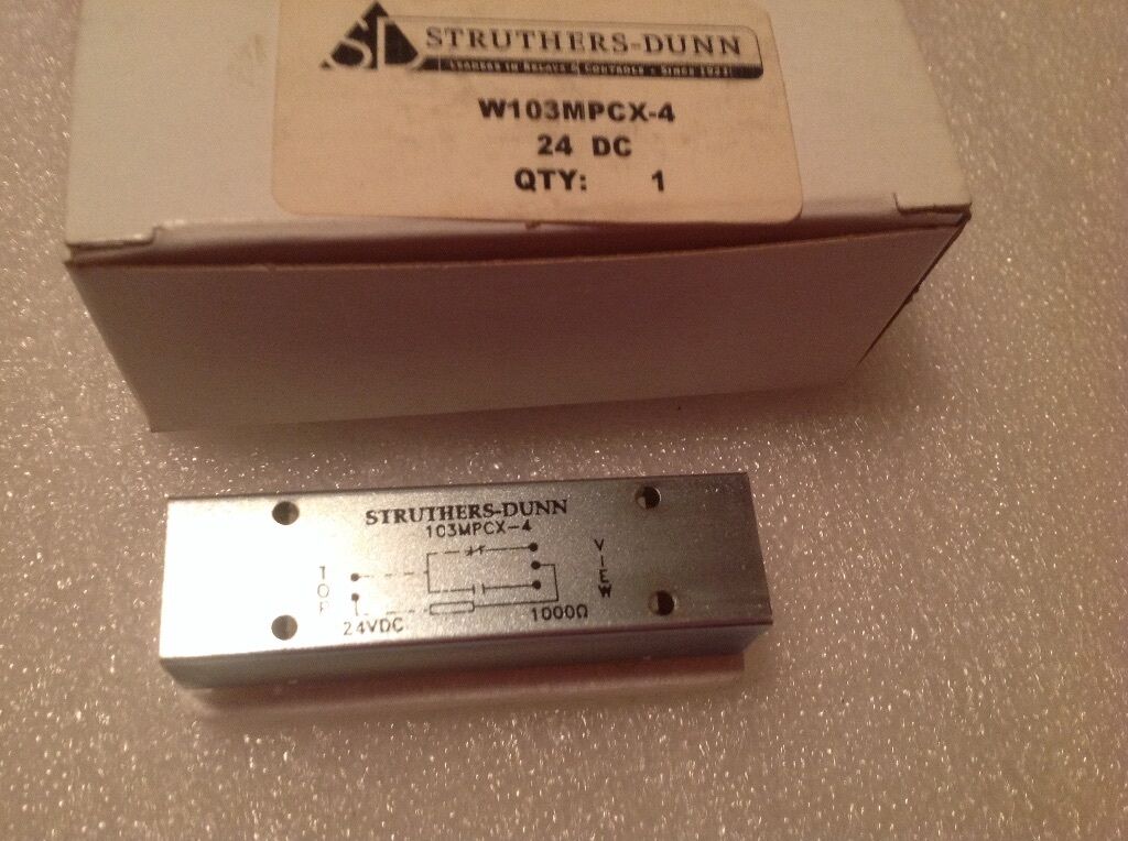 W103MPCX - 4 - STRUTHERS - DUNN W103MPCX - 4 24 DC RELAY (LOT OF 2) - Surplus Alley