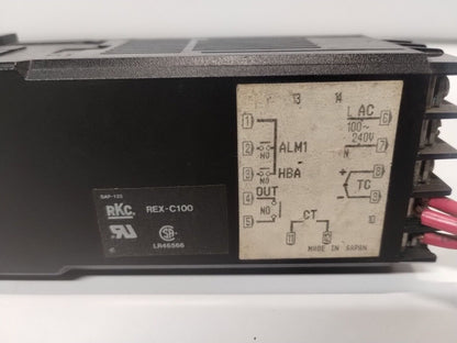 REX - C100 - SYSCON RKC REX C100 FJA3 - M*AS Temperature Controller REX - C100 - Surplus Alley