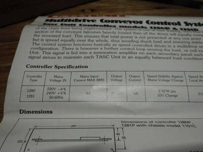 1280P - TASC DRIVES 1280P, CONTROL SYSTEM, TASCUNIT - Surplus Alley