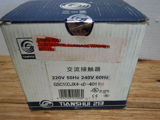 GSC1(CJX4 - d) - 4011M - Tianshui GSC1(CJX4 - d) - 4011M, GSC1 - 4011M 220/240V 213 Contactor - Surplus Alley