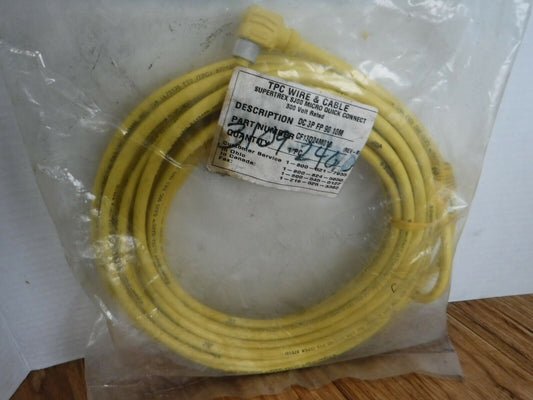 CF13D24M010 - TPC CF13D24M010, Micro Quick Connect Cable, DC 3P Female, 90 DEG. 300V, 10M - Surplus Alley