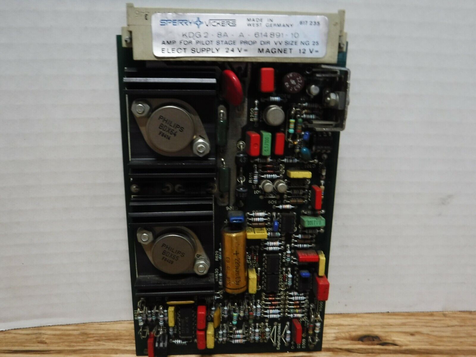 KDG2 - 8A - A - 614891 - 10 - Vickers KDG2 - 8A - A - 614891 - 10 Prop. Amp Board - Surplus Alley