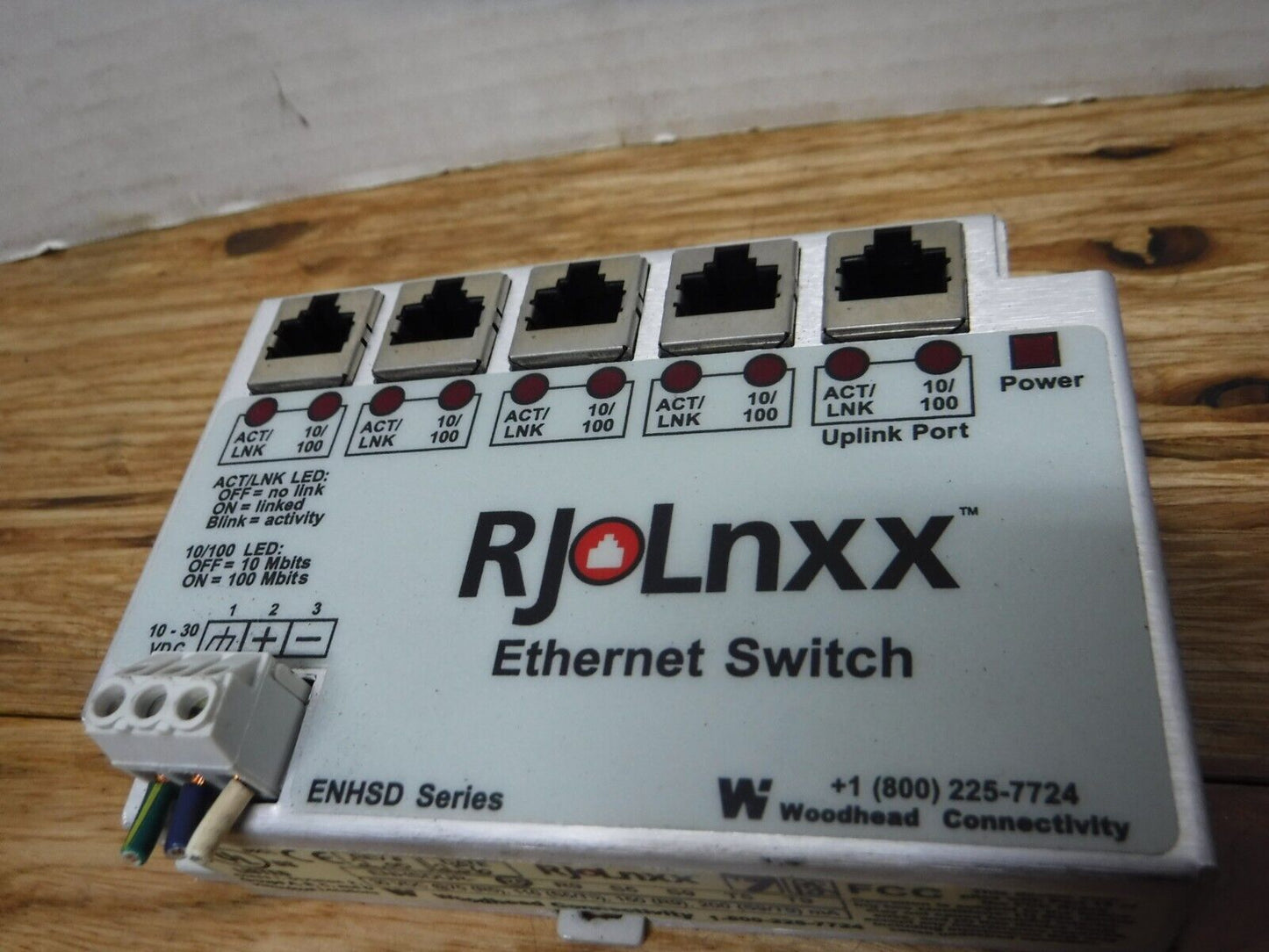 ENHSDUR - R5 - WOODHEAD ENHSDUR - R5, 5 - PORT ETHERNET SWITCH REV. 2.00 - Surplus Alley